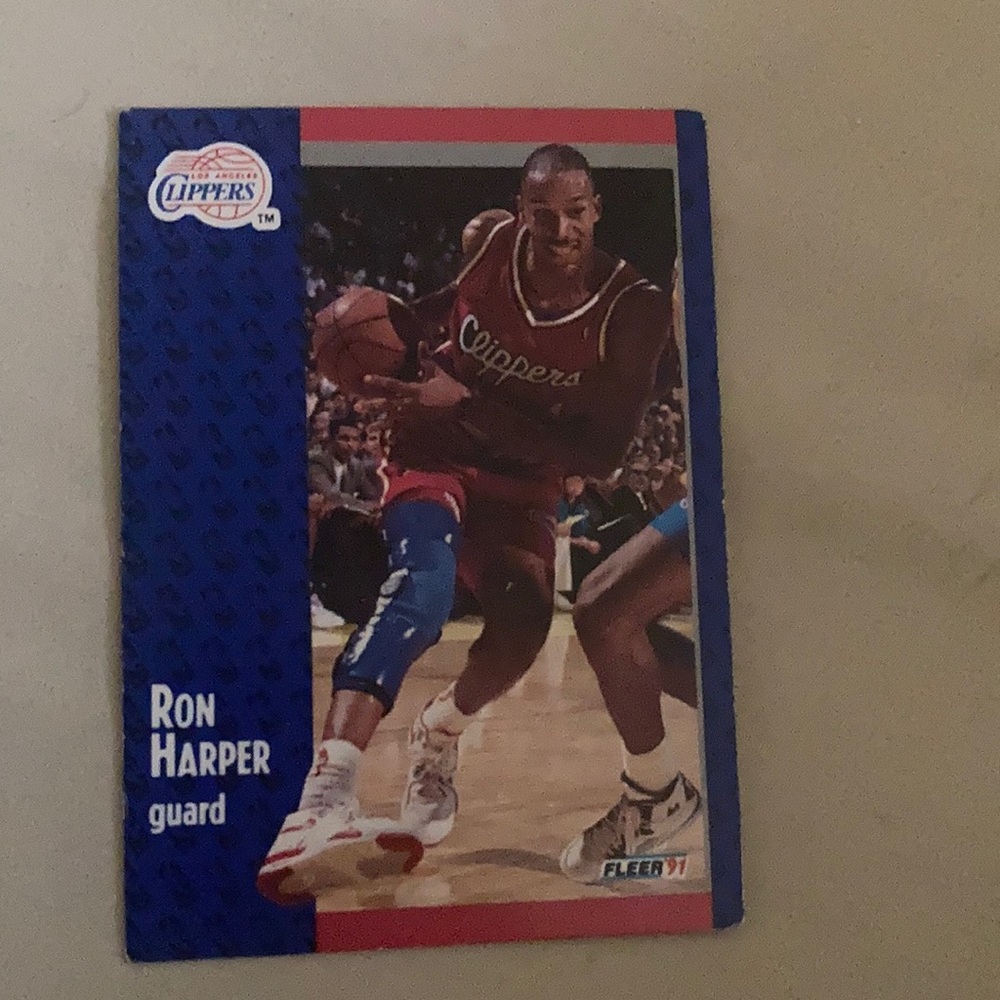 Ron Harper 1980 Clippers card